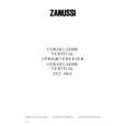 ZANUSSI ZVC190C Owners Manual