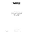 ZANUSSI ZT52RL Owners Manual