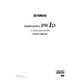YAMAHA PW1D Owners Manual