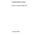 AEG Competence 2040 B W Owners Manual