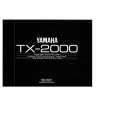 YAMAHA TX-2000 Owners Manual