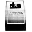 FAURE CCZ629W1 Owners Manual
