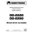 OMNITRONIC DD-2220 Owners Manual