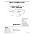 WHIRLPOOL KEWD105HBL1 Installation Manual