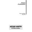 ARTHUR MARTIN ELECTROLUX FE1014N1 Owners Manual