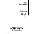 ARTHUR MARTIN ELECTROLUX AR1630I Owners Manual