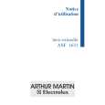 ARTHUR MARTIN ELECTROLUX ASF1631 Owners Manual