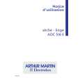 ARTHUR MARTIN ELECTROLUX ADC516E Owners Manual
