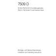 AEG 7509D-D Owners Manual