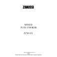ZANUSSI ZCM631X Owners Manual