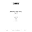 ZANUSSI F1256W Owners Manual