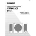 YAMAHA YST-MS201 Owners Manual