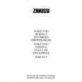 ZANUSSI ZHM761P Owners Manual