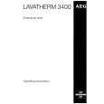 AEG Lavatherm 3400 Electronic w Owners Manual