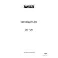 ZANUSSI ZCF420 Owners Manual