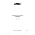 ZANUSSI ZRB40NDX Owners Manual