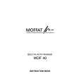 MOFFAT WDF40B Owners Manual
