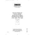 ZANUSSI FXC1406 Owners Manual