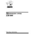 AEG ZM600 Owners Manual