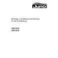 JUNO-ELECTROLUX JDK5270A Owners Manual