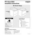 WHIRLPOOL KERC607HBL8 Installation Manual