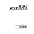 BRYSTON POWERPAC250 Owners Manual