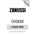 ZANUSSI Z 8050 WOS Owners Manual