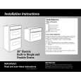 WHIRLPOOL GBS307PDT2 Installation Manual