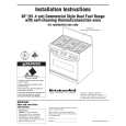 WHIRLPOOL KDRP463LSS03 Installation Manual