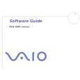 SONY PCG-GRX616SP VAIO Software Manual