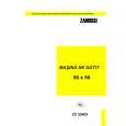 ZANUSSI ZC5040X Owners Manual