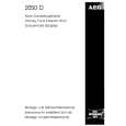 AEG 2050D-M Owners Manual