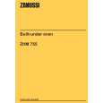 ZANUSSI ZHM755W Owners Manual