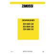 ZANUSSI ZDi6895QA Owners Manual