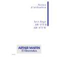 ARTHUR MARTIN ELECTROLUX AW975W Owners Manual
