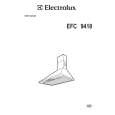 ELECTROLUX EFC9418X Owners Manual