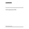 ZANKER GSA 3850-W Owners Manual