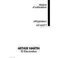 ARTHUR MARTIN ELECTROLUX AR6422T Owners Manual