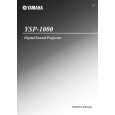 YAMAHA YSP-1000 Owners Manual