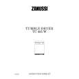 ZANUSSI TC485W Owners Manual