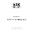 AEG FIGARO1600.1 Owners Manual