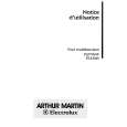 ARTHUR MARTIN ELECTROLUX FE2549N1 Owners Manual