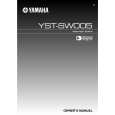 YAMAHA YST-SW005 Owners Manual