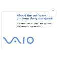 SONY PCG-FX200 VAIO Software Manual