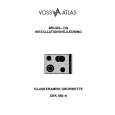 VOSS-ELECTROLUX DEK480-0 Owners Manual