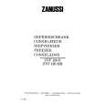ZANUSSI ZV120R Owners Manual