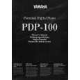 YAMAHA PDP-100 Owners Manual