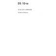AEG DS10-W/TU Owners Manual