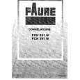 FAURE FCH231W Owners Manual