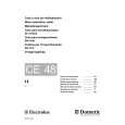 ELECTROLUX LOISIRS CE48 Owners Manual